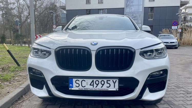 BMW X4 cena 179000 przebieg: 96000, rok produkcji 2020 z Wrocław małe 232